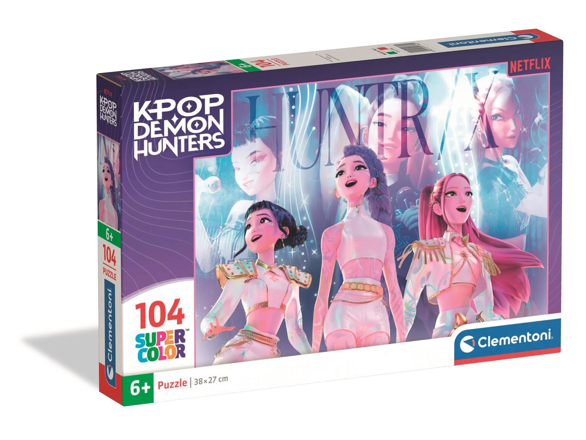 PUZZLE DEMON HUNTERS CLEMENTONI K-POP 104 P&Ccedil;S