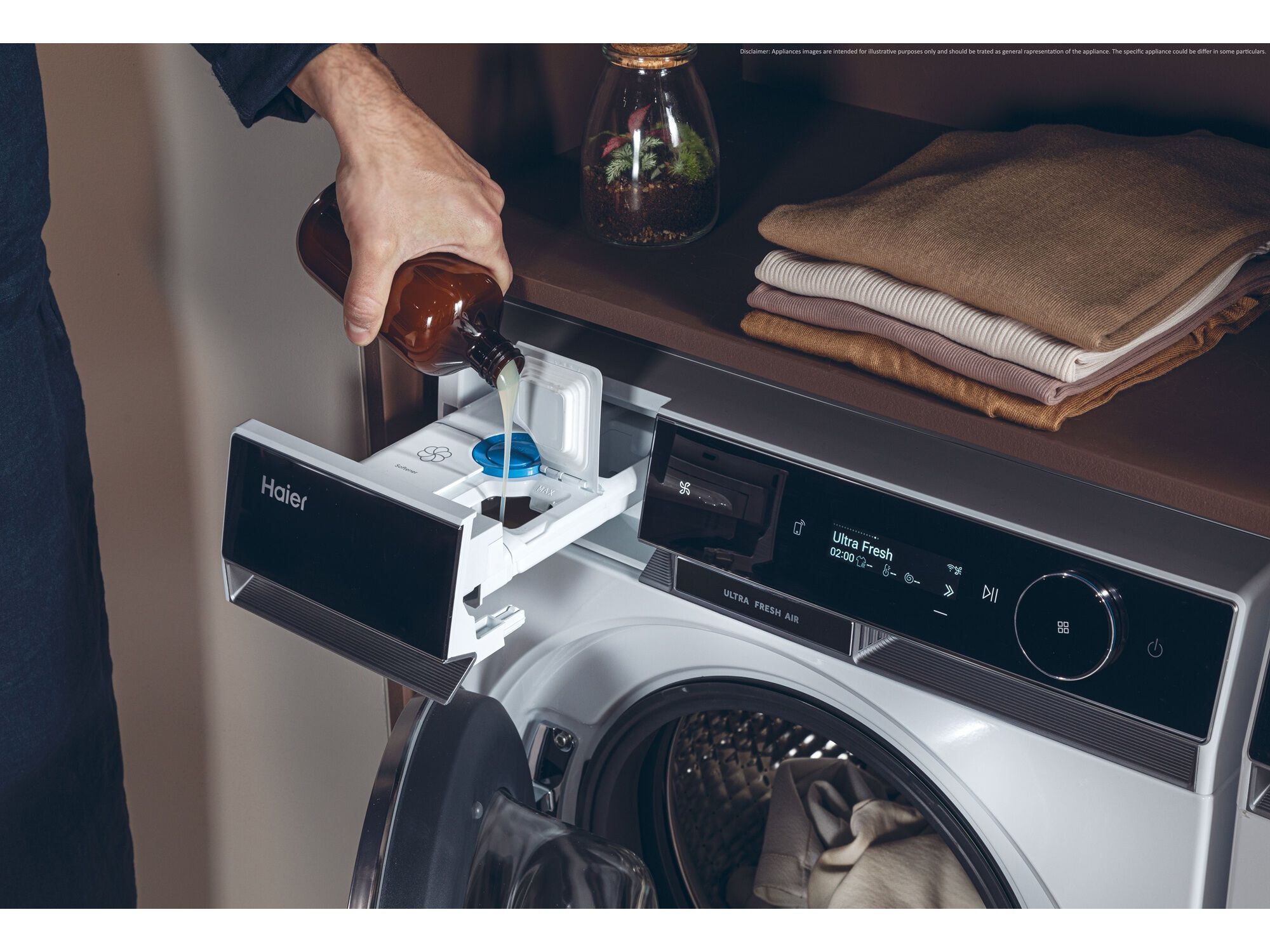 M&Aacute;QUINA DE LAVAR ROUPA HAIER HW100-BD14397U1S - BRANCO A 10KG image number 20