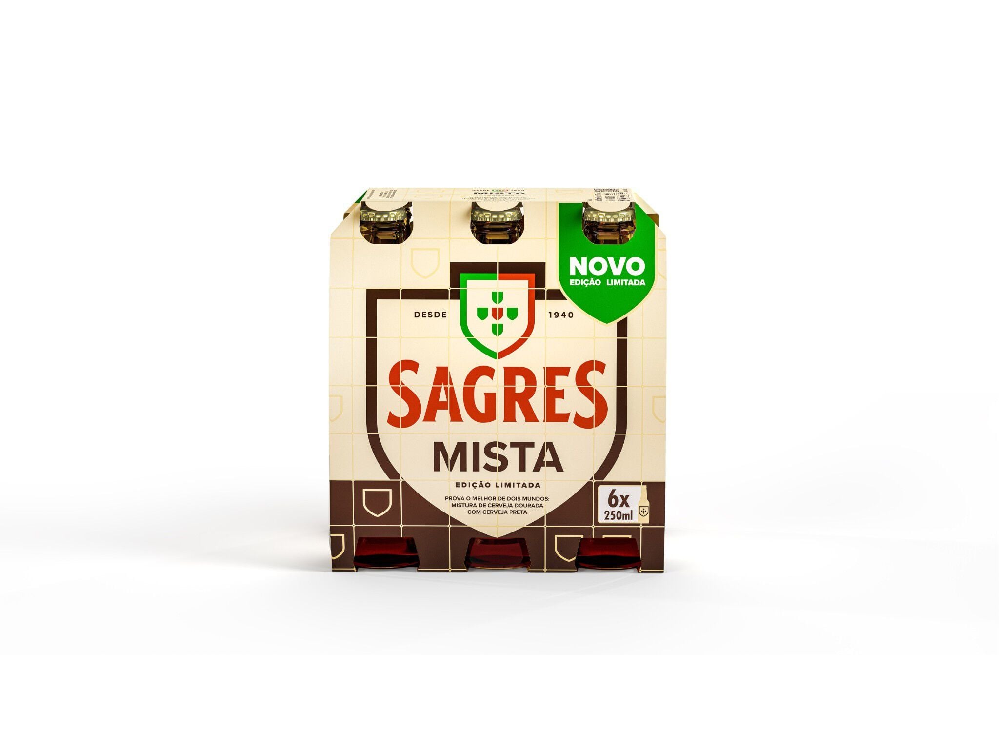 CERVEJA ESPECIAL SAGRES MISTA 6X0.25L image number 1