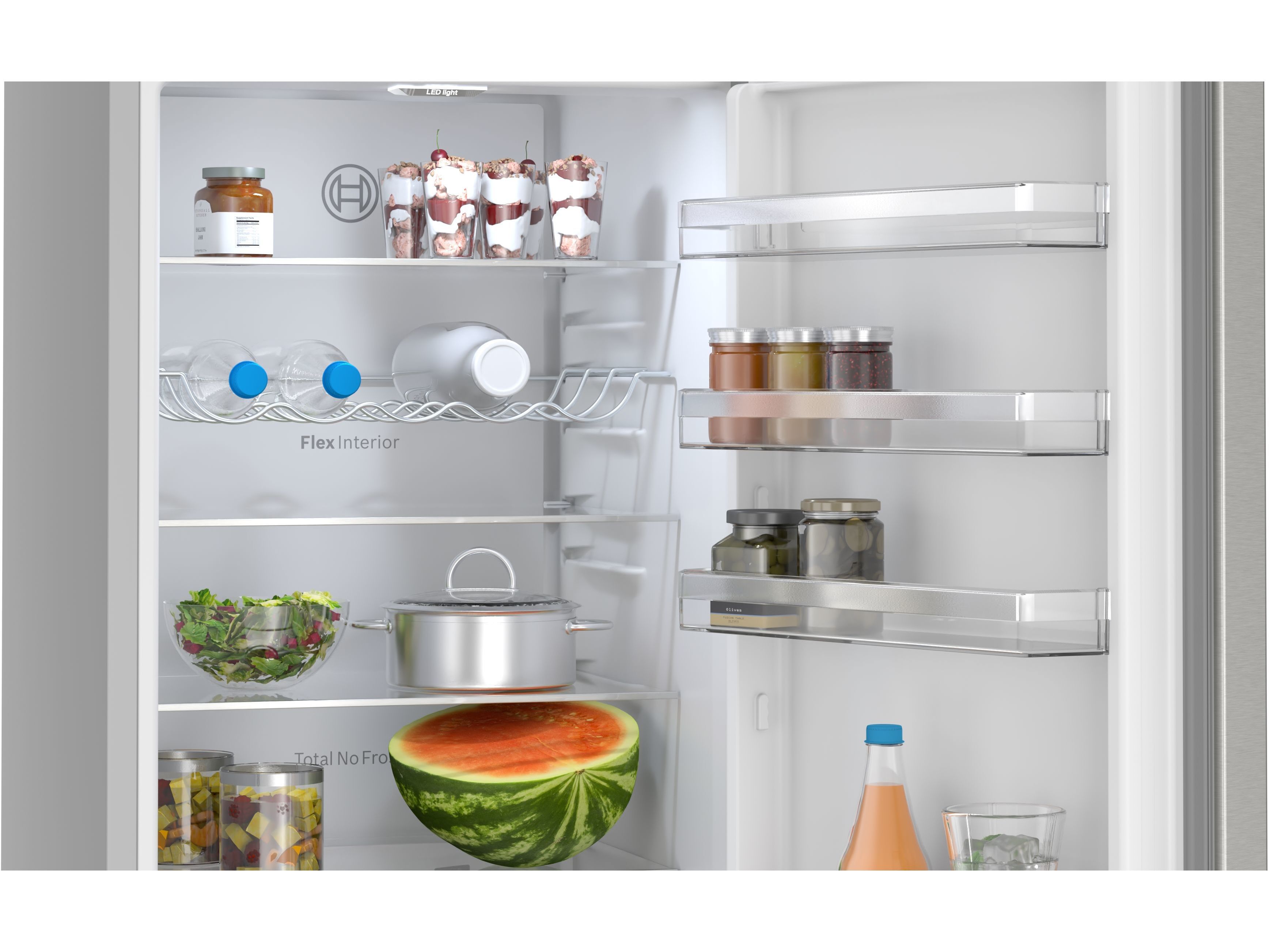 FRIGOR&Iacute;FICO COMBINADO BOSCH KGN397ICT (NO FROST C 203CM 363L INOX ) image number 3