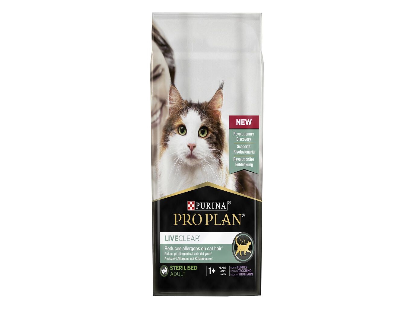 RA&Ccedil;&Atilde;O PARA GATO PRO PLAN LIVE CLEAR PERU 1.4KG image number 1