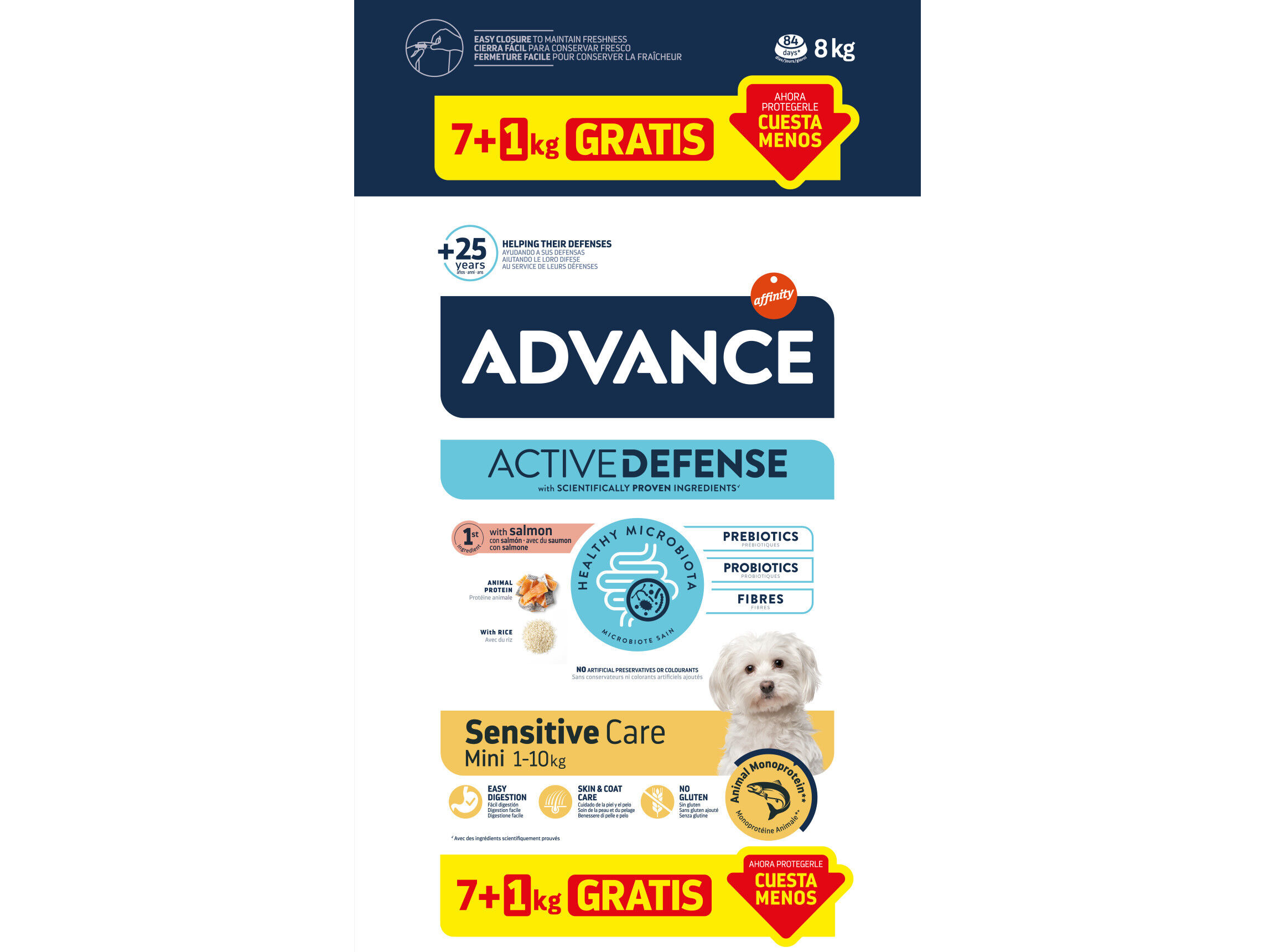 RA&Ccedil;&Atilde;O PARA C&Atilde;O ADVANCE MINI SENSITIVE 7+1KG image number 0