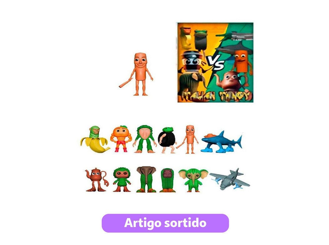 SAQUETA SURPRESA ITALIAN BRAINROT PORTA-CHAVES MODELOS SORTIDOS image number 0