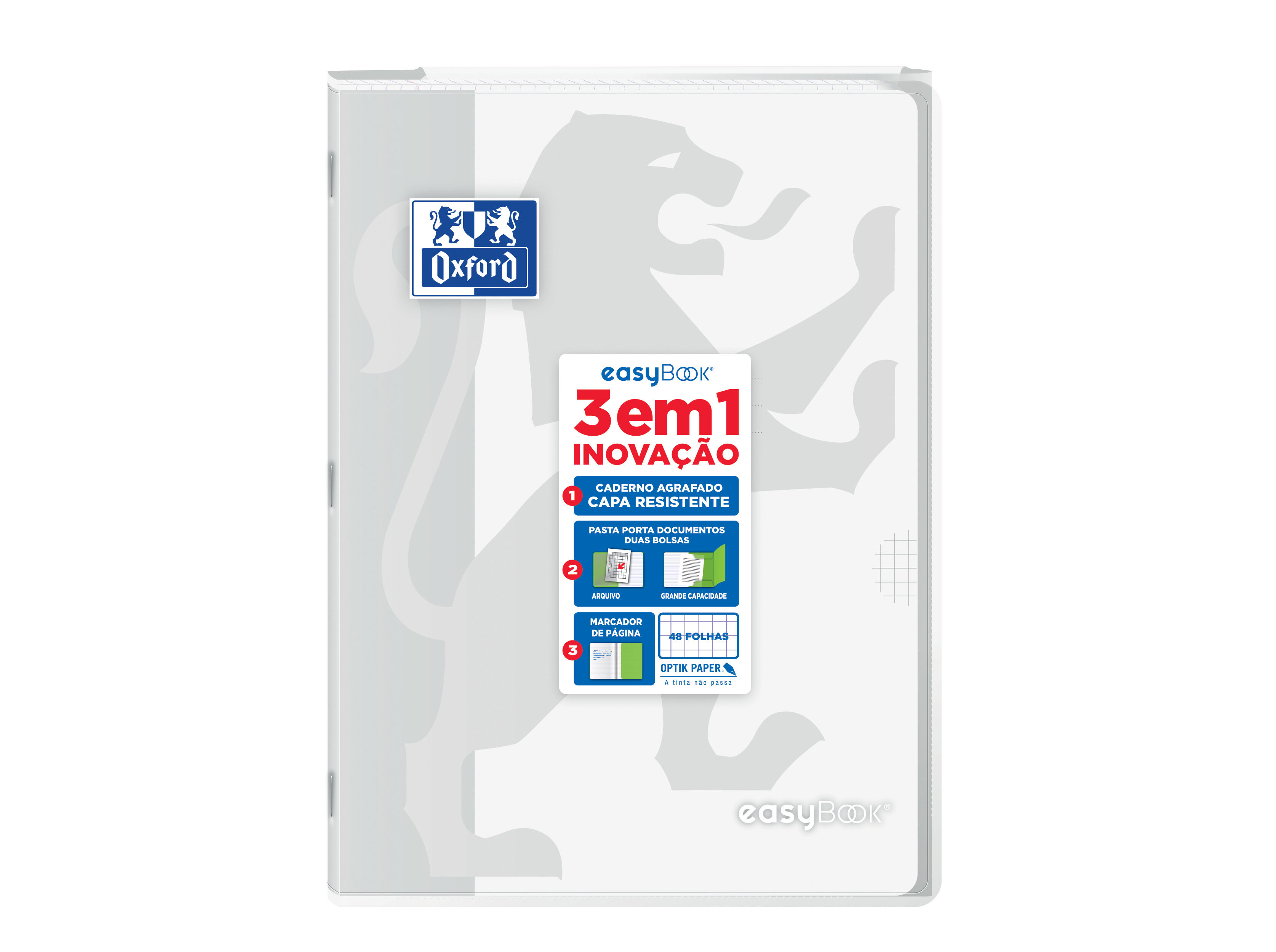 CADERNO AGRAFADO A4 OXFORD EASYBOOK VIVOS QUADRICULADO 48 FOLHAS CORES SORTIDAS image number 3