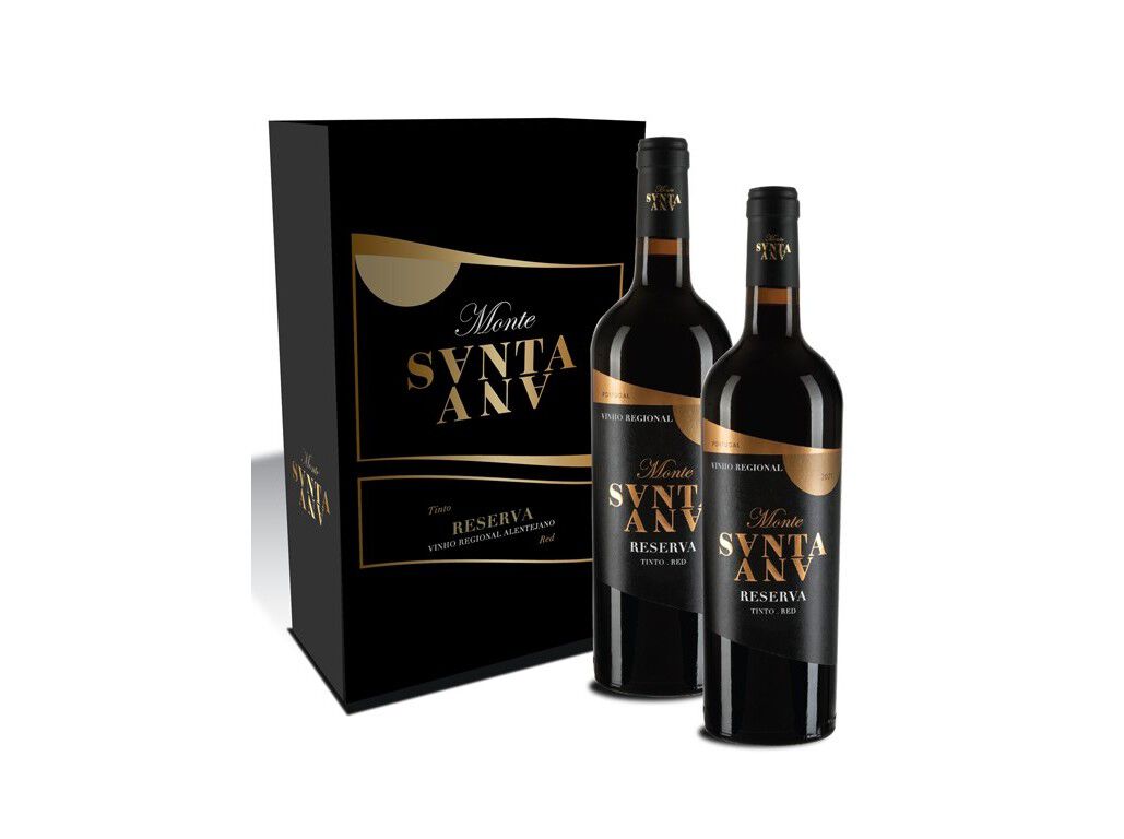 CONJUNTO VINHO MONTE SANTA ANA RESERVA ALENTEJO 2X0.75L image number 1