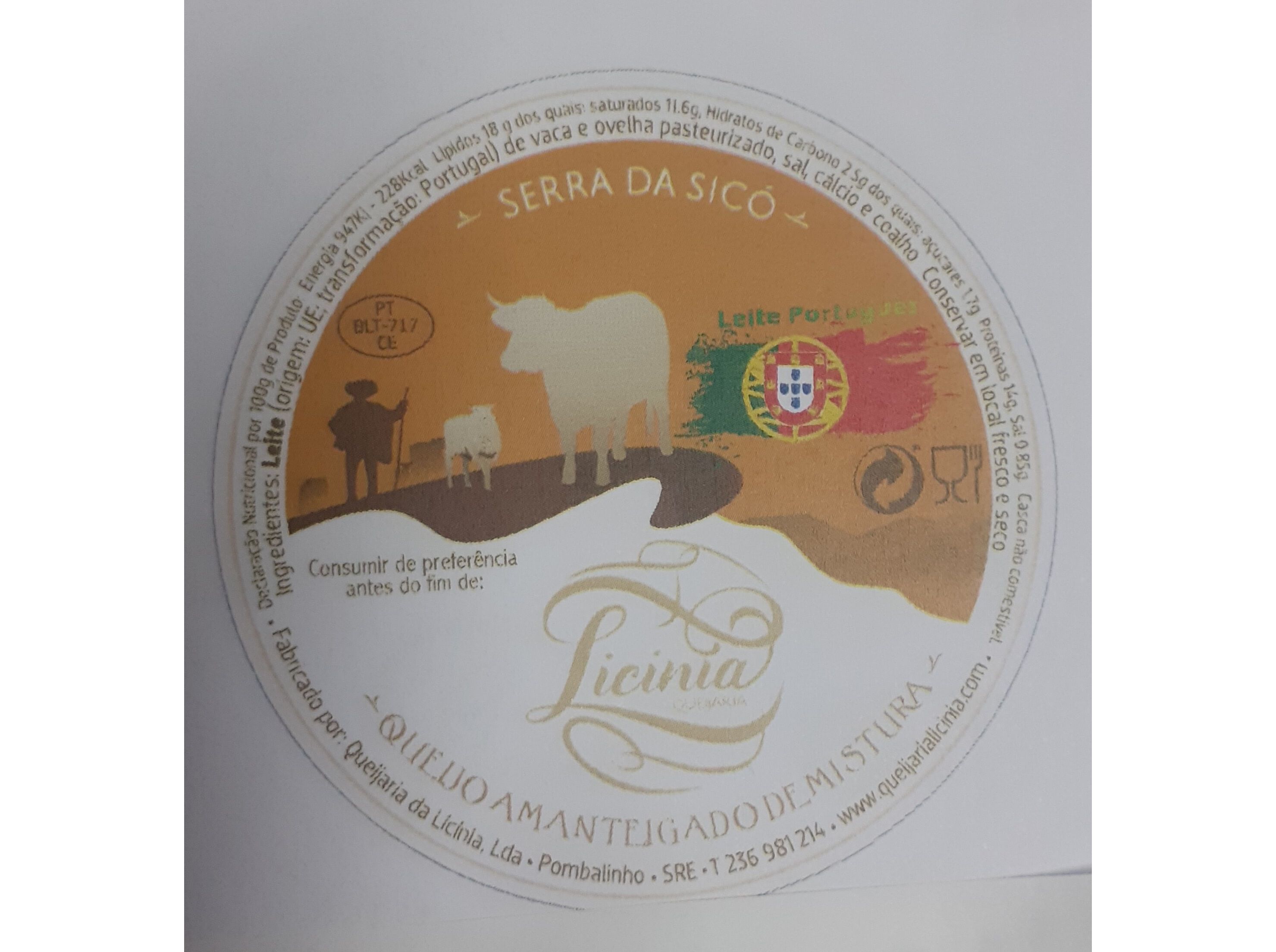 QUEIJO LICINIA AMANTEIGADO VACA E OVELHA 200G image number 1