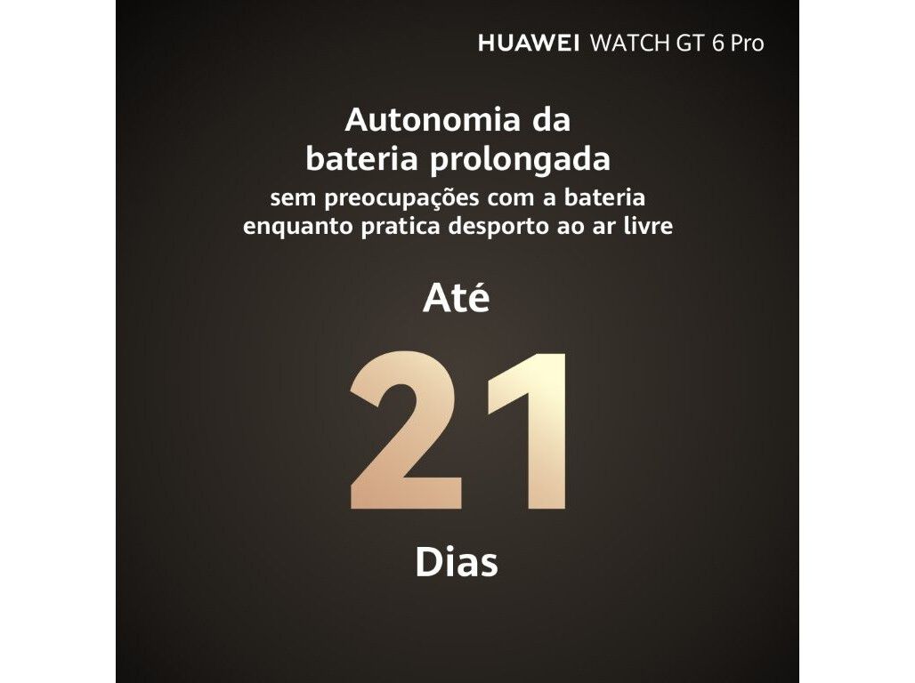 SMARTWATCH HUAWEI GT6 PRO BLACK 46MM image number 3