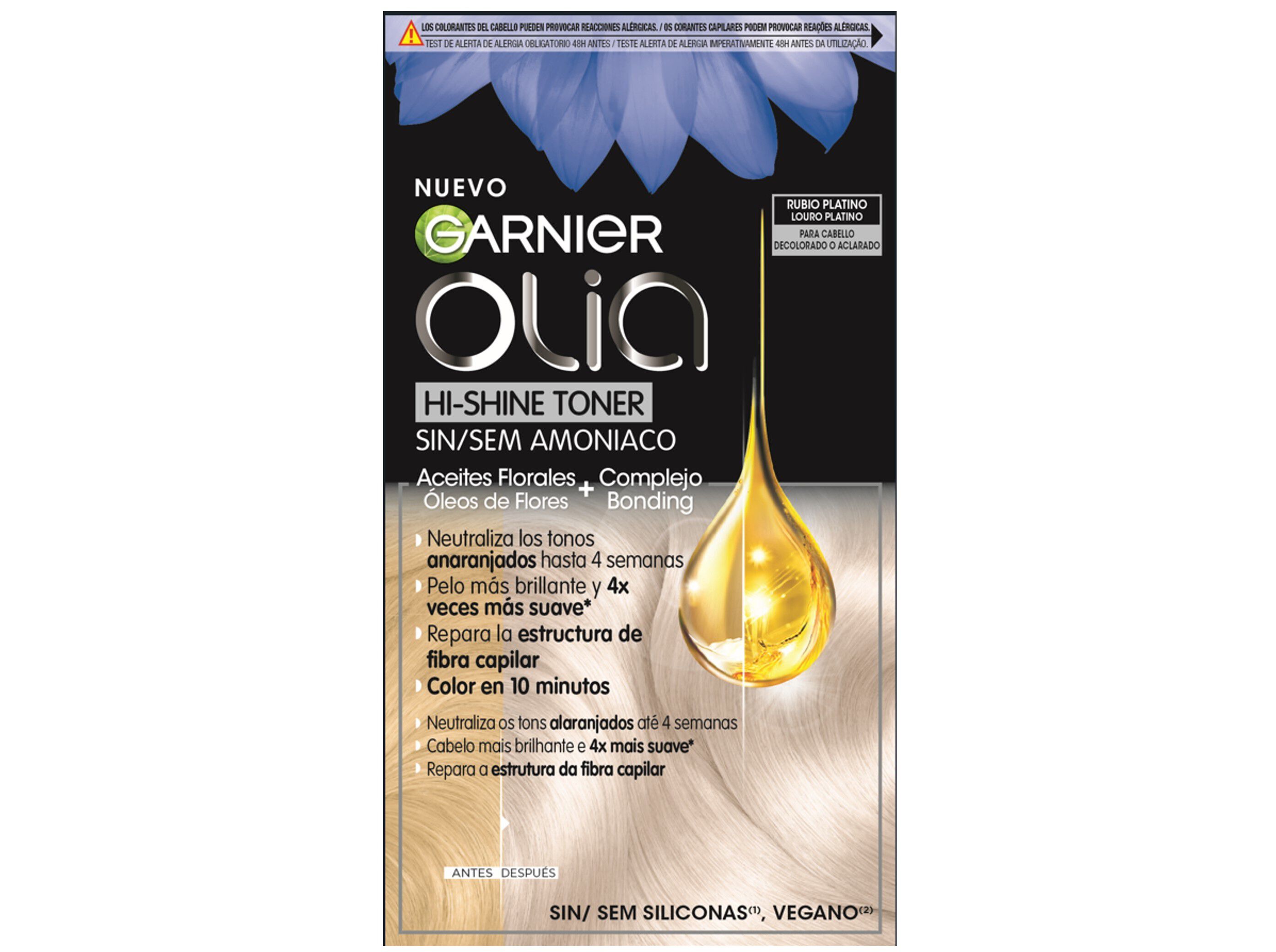 COLORA&Ccedil;&Atilde;O OLIA GARNIER HI-SHINE TONER 10.01 image number 0