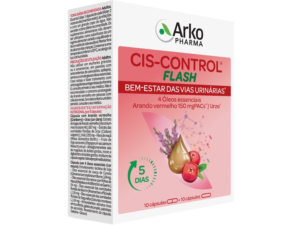 SUPLEMENTO CIS-CONTROL FLASH 20UN image number 0