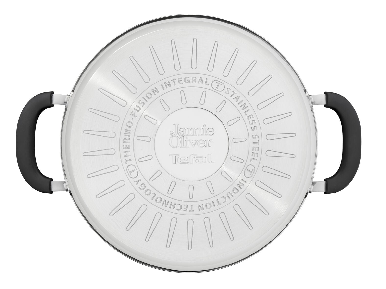 CA&Ccedil;AROLA BAIXA TEFAL JAMIE OLIVER EM INOX 24 CM image number 2