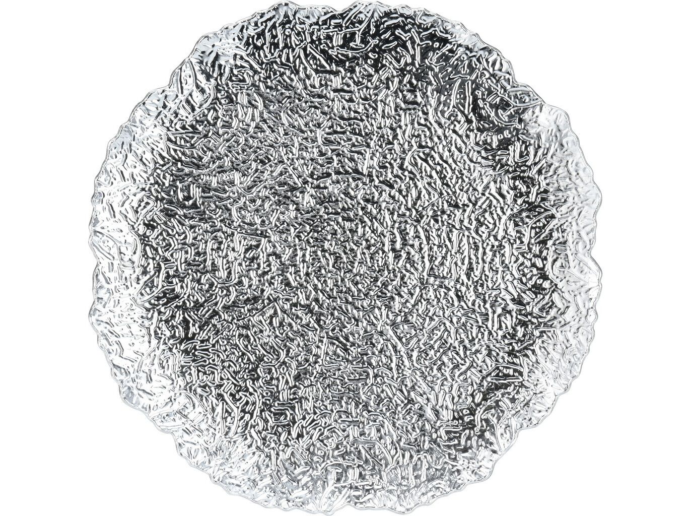 PRATO MARCADOR PRATEADO 33CM image number 1