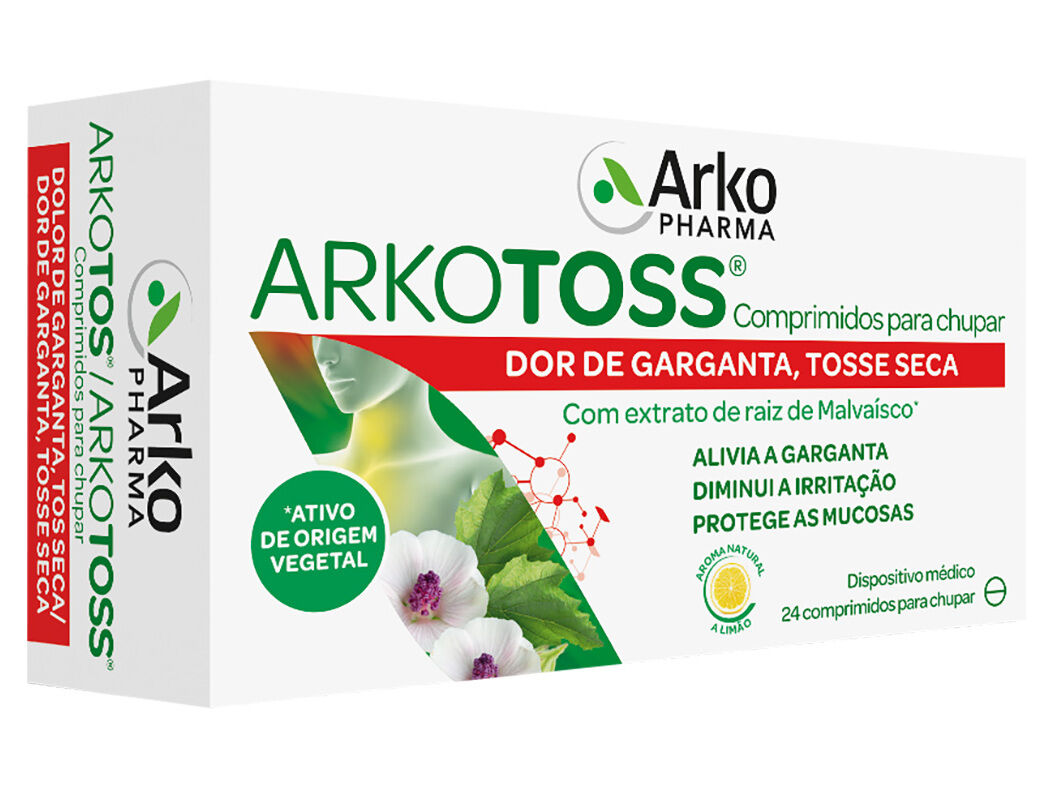 SUPLEMENTO ARKOTOSS TOSSE SECA LIM&Atilde;O 24 COMP image number 0
