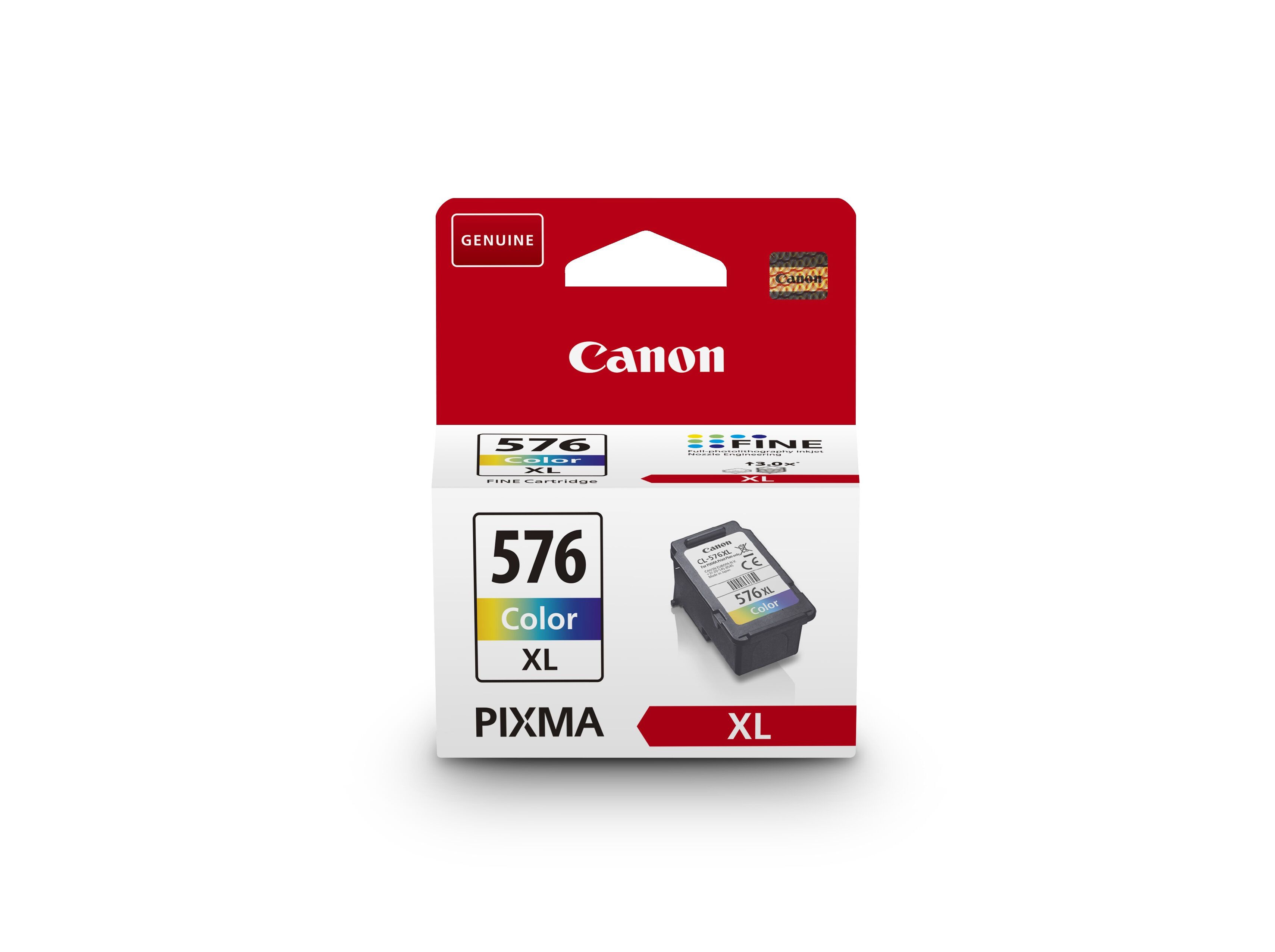 TINTEIRO ORIGINAL CANON CL-576XL EUR CORES image number 0