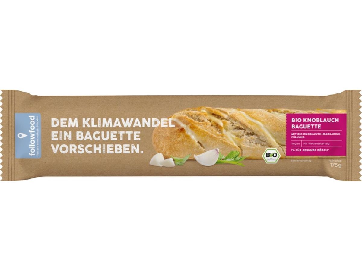 BAGUETE FOLLOWFOOD ALHO BIO 170G image number 0