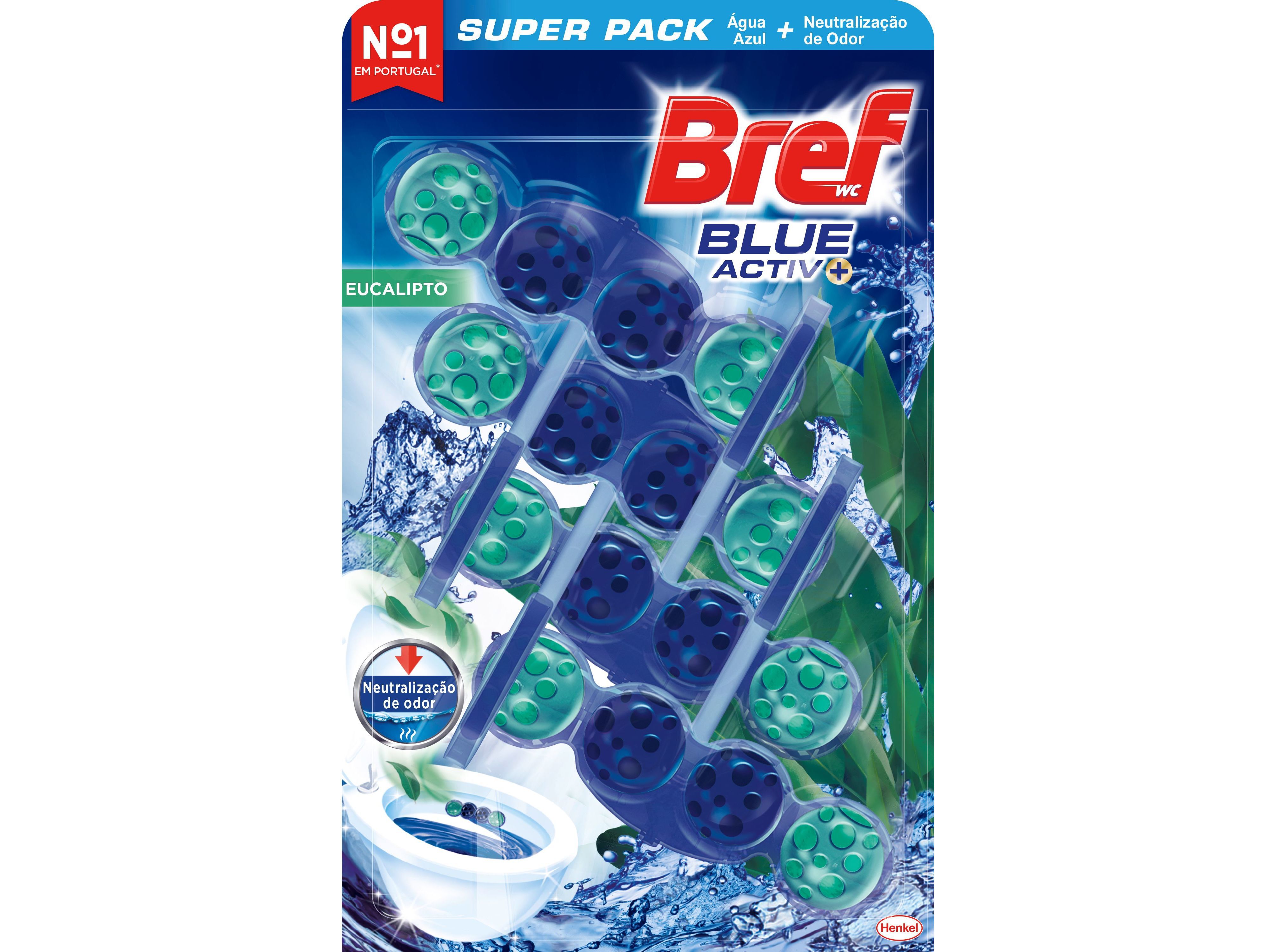 BLOCO SANIT&Aacute;RIO BREF PODER ACTIVO EUCALIPTO 4UN