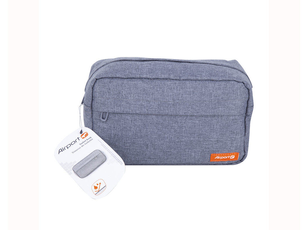 BOLSA DE TOILETE AIRPORT CINZENTO