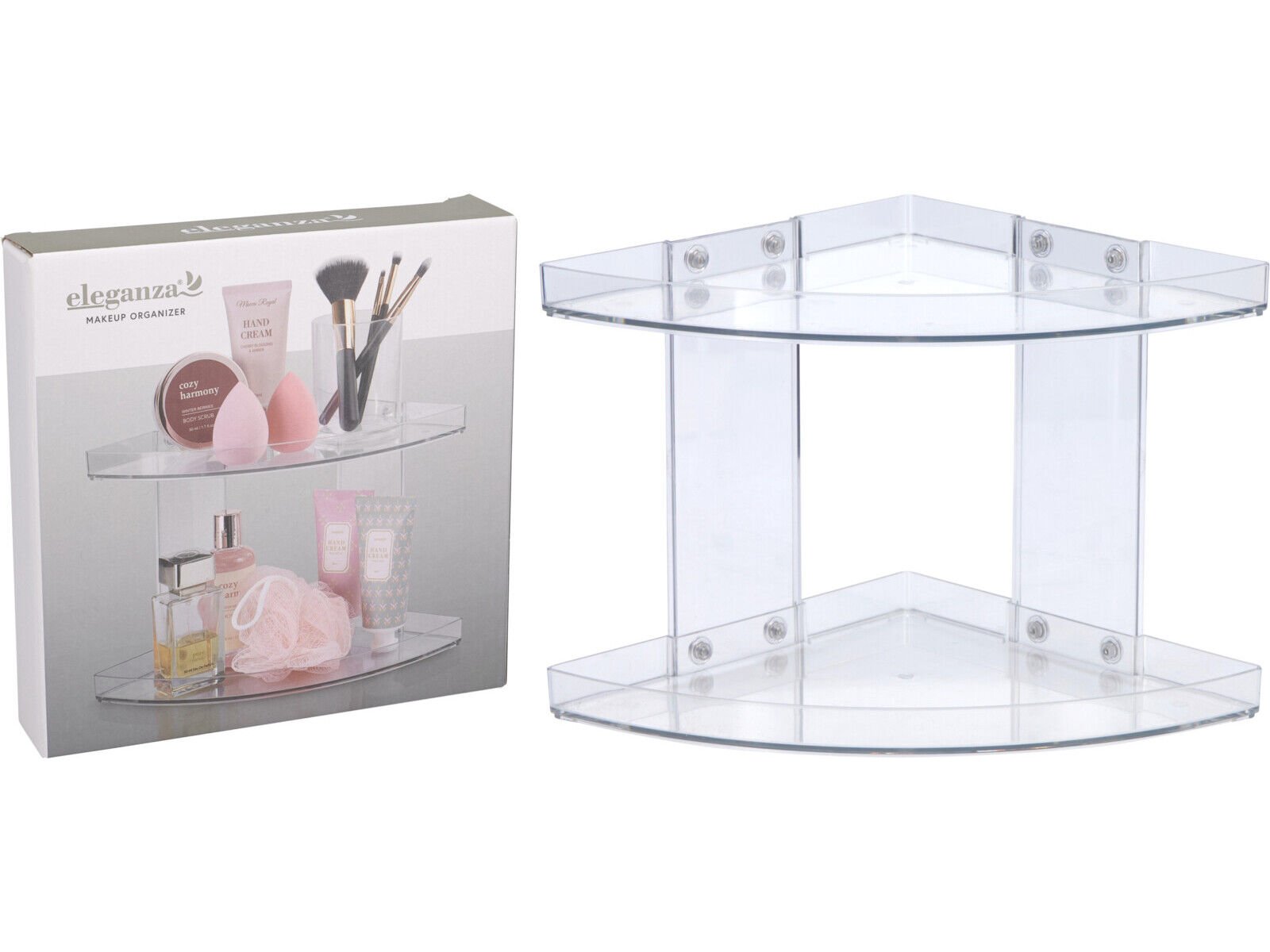 ORGANIZADOR MAKE UP TRANSPARENTE 20X20X20CM image number 1