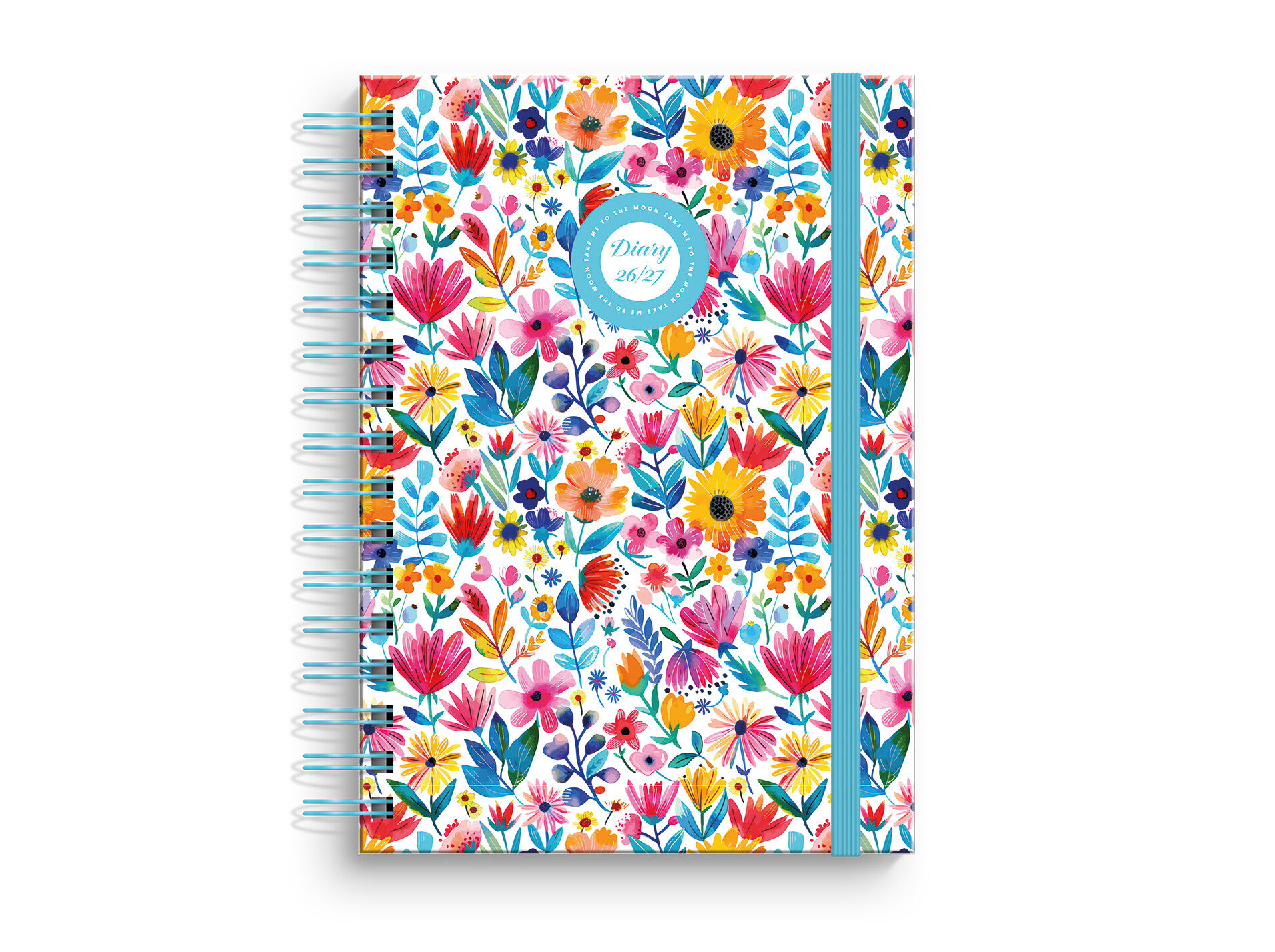 AGENDA ESCOLAR SEMANAL A5 ESPIRAL AMBAR GARDEN MOONFLOWER