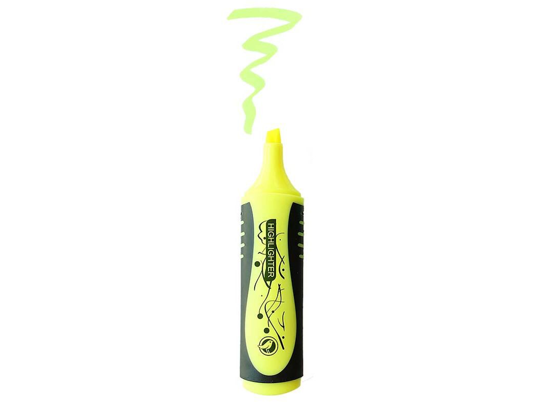 SUBLINHADOR AUCHAN FLUORESCENTE AMARELO image number 3