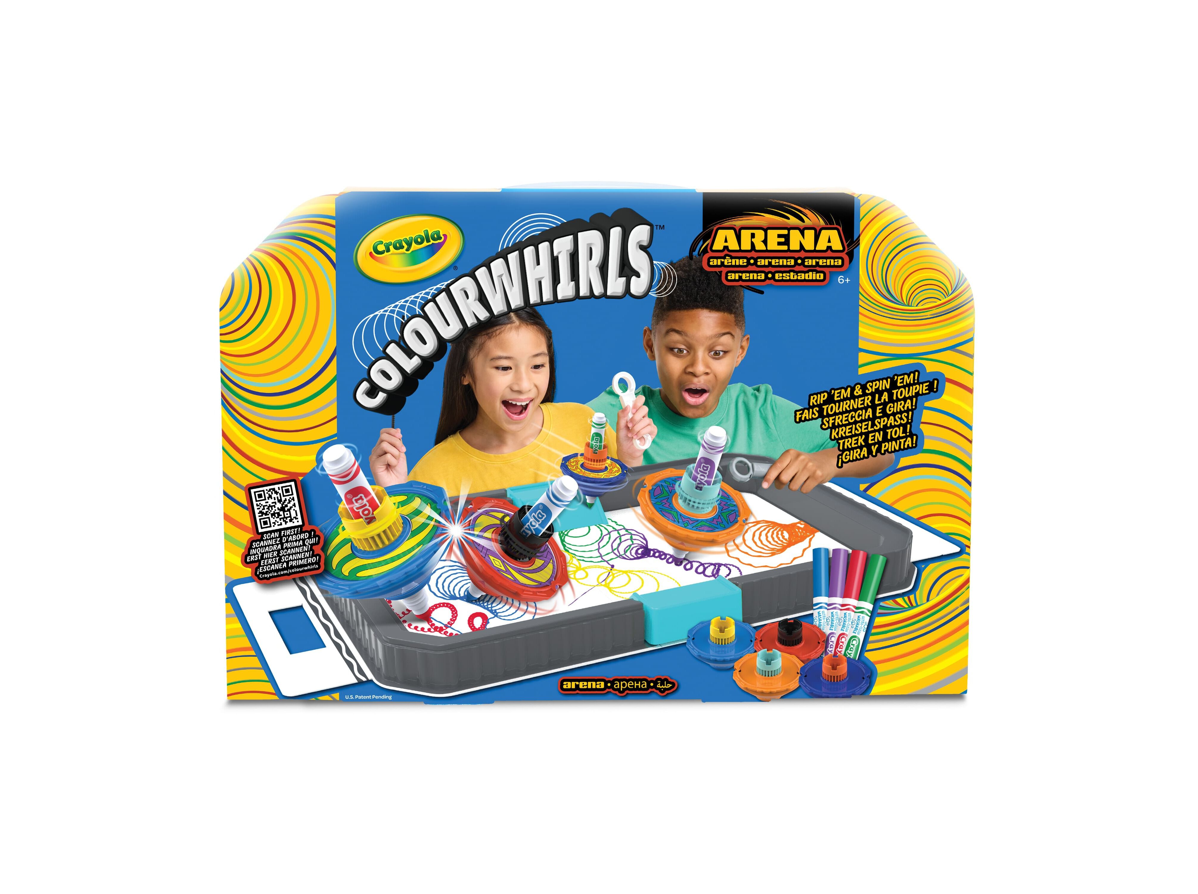 ARENA DE COMBATE DE PINTURA CRAYOLA COM PI&Otilde;ES E TINTAS