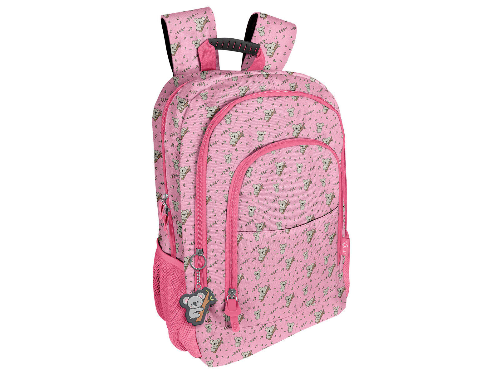 MOCHILA GRANDE MITOS KOALA COM 3 FECHOS 29X43X13CM image number 1