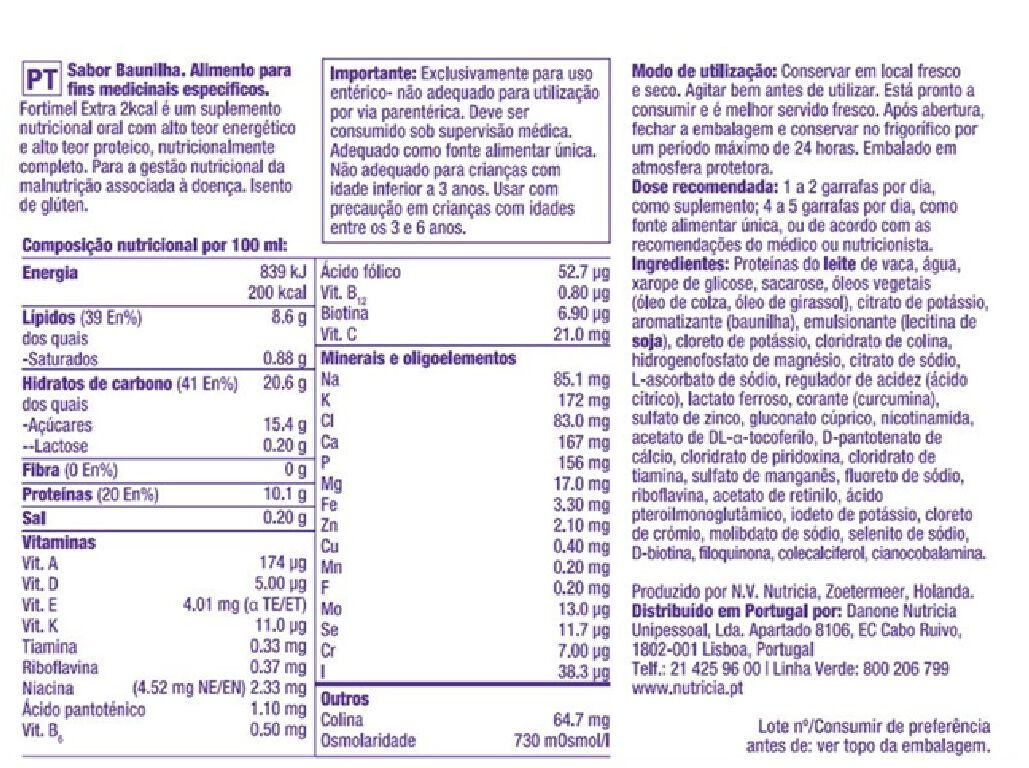 SUPLEMENTO FORTIMEL COMPACT PROTEIN 2X125ML image number 1