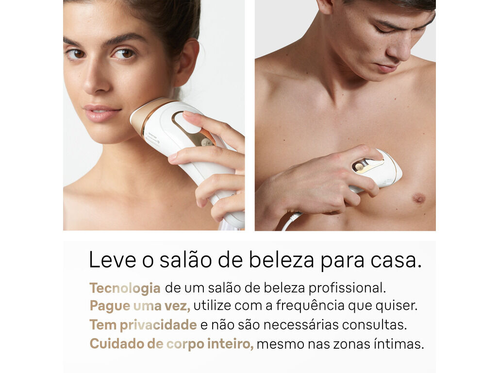 DEPILADORA IPL LUZ PULSADA BRAUN SILK EXPERT S5 PL5152 image number 9