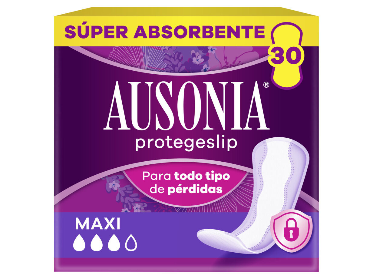 PENSOS DI&Aacute;RIOS PROTEGESLIP MAXI AUSONIA 30 UN image number 0