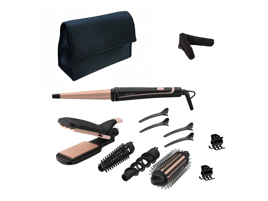 MODELADOR DE CABELO MULTIFUN&Ccedil;&Otilde;ES ROWENTA CF4231F0 INFINITIVE LOOKS 14 EM 1