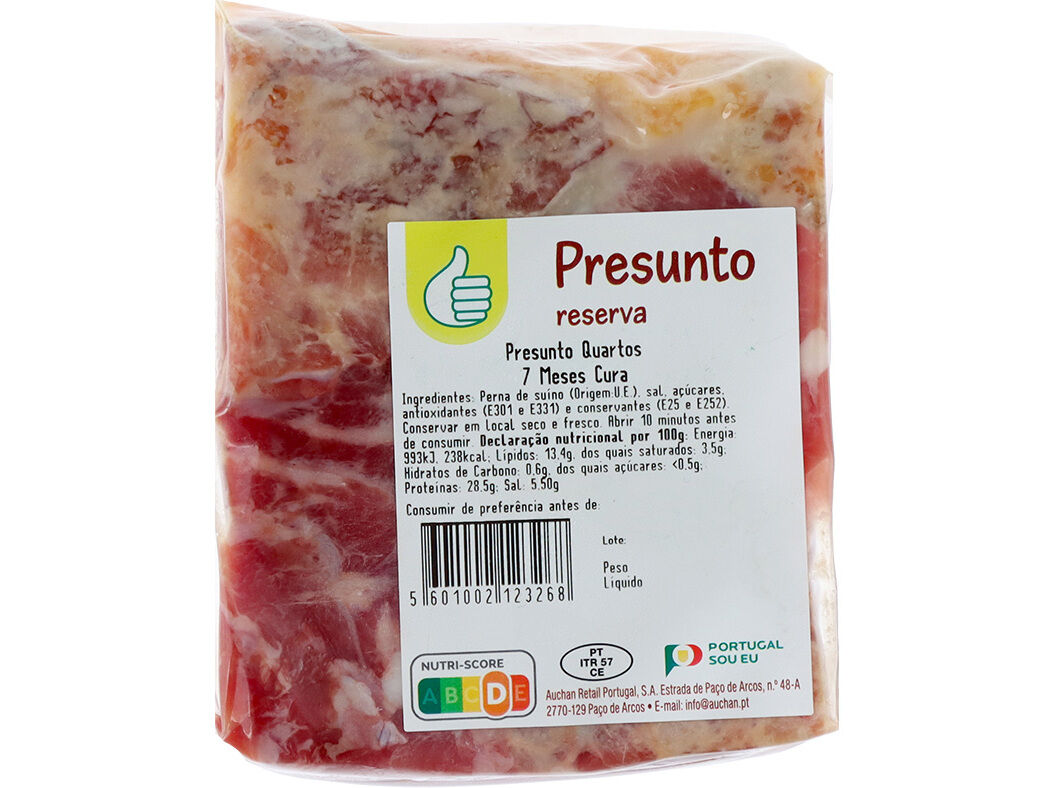 PRESUNTO RESERVA POLEGAR QUARTOS 7 MESES DE CURA 800 G image number 0