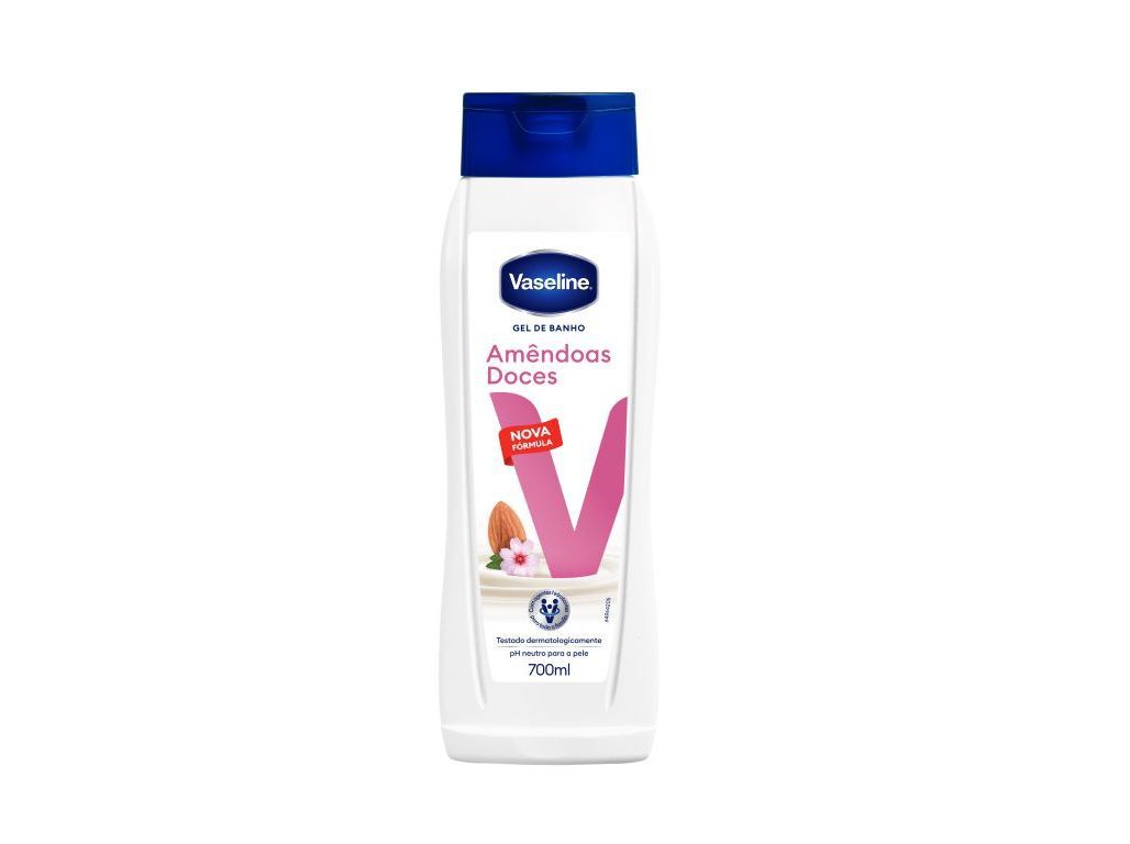 GEL DE BANHO VASELINE AMENDOAS DOCES 700ML