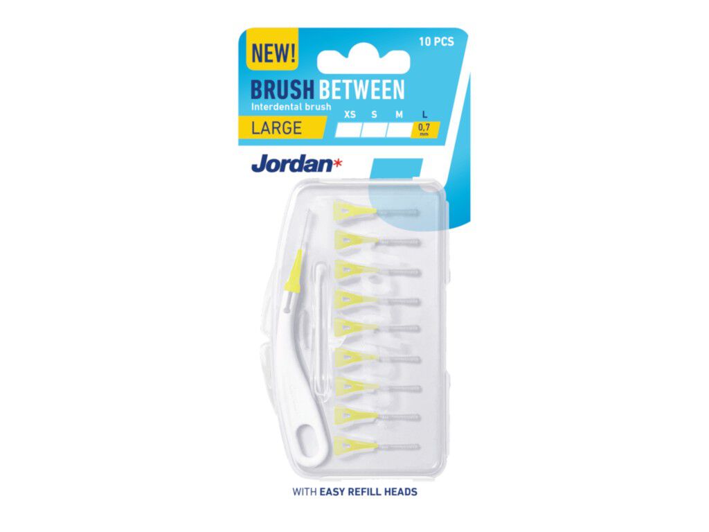 INTERDENTAL BRUSH BETWEEN L JORDAN 10 UNIDADES image number 0