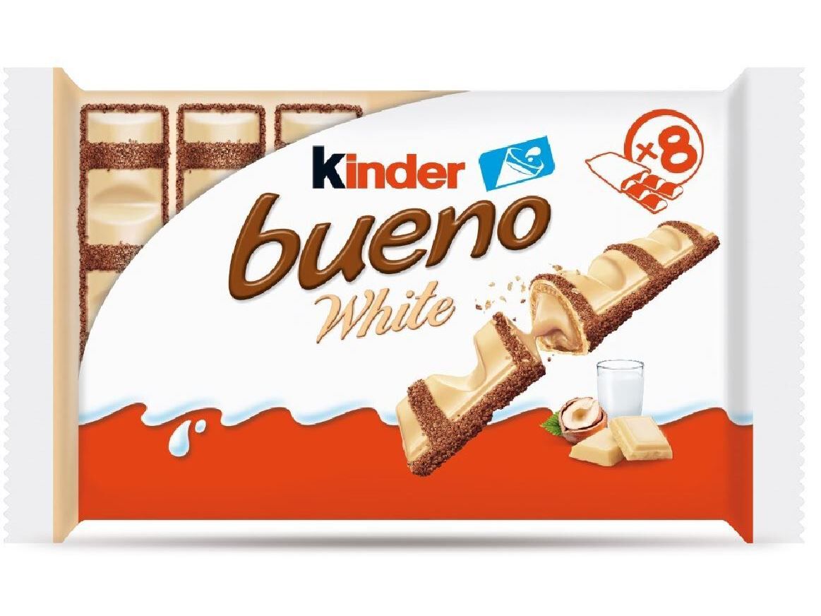 SNACK CHOCOLATE KINDER BUENO WHITE T(2X8) image number 0