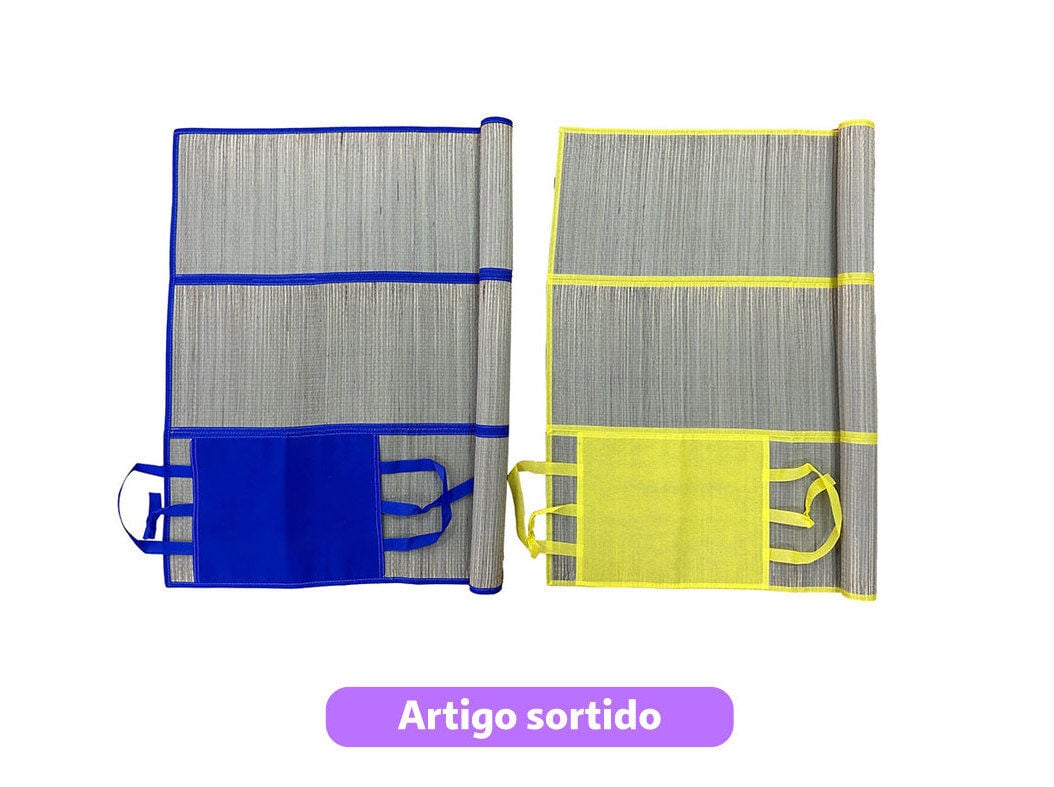 ESTEIRA PALHINHA GARDENSTAR 90X180CM CORES SORTIDAS