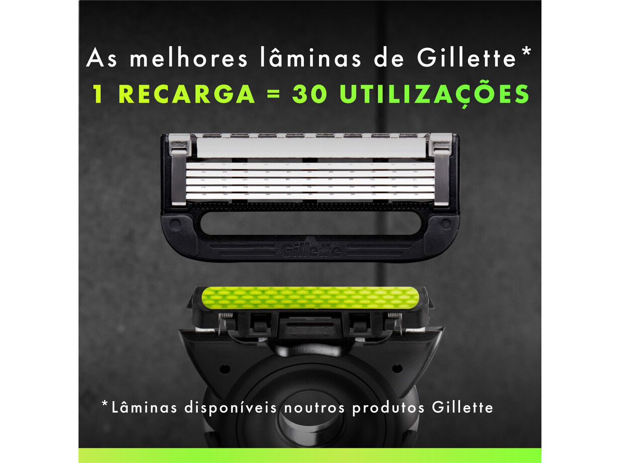 CONJUNTO GILLETTE LABS UEFA +GEL+SUPORTE image number 3