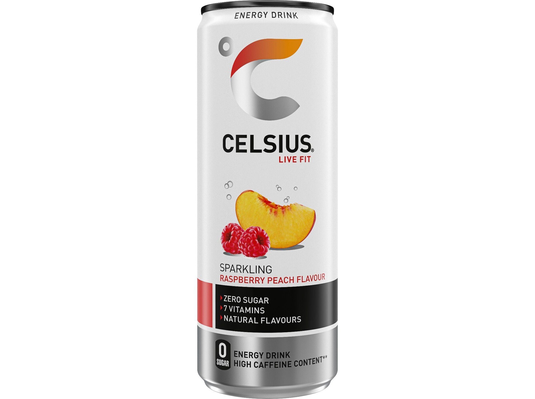 BEBIDA ENERG&Eacute;TICA CELSIUS FRAMBOESA P&Ecirc;SSEGO 0.355L (SDR)