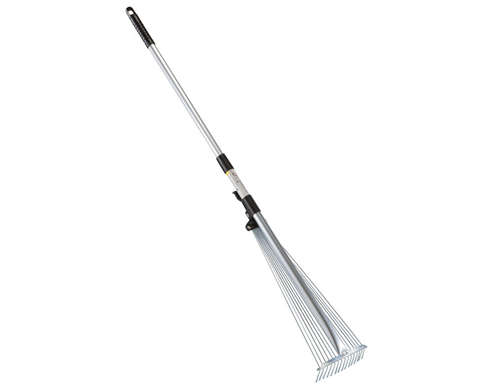 VASSOURA DE RELVA GARDENSTAR COM 15 DENTES E CABO TELESC&Oacute;PICO image number 1