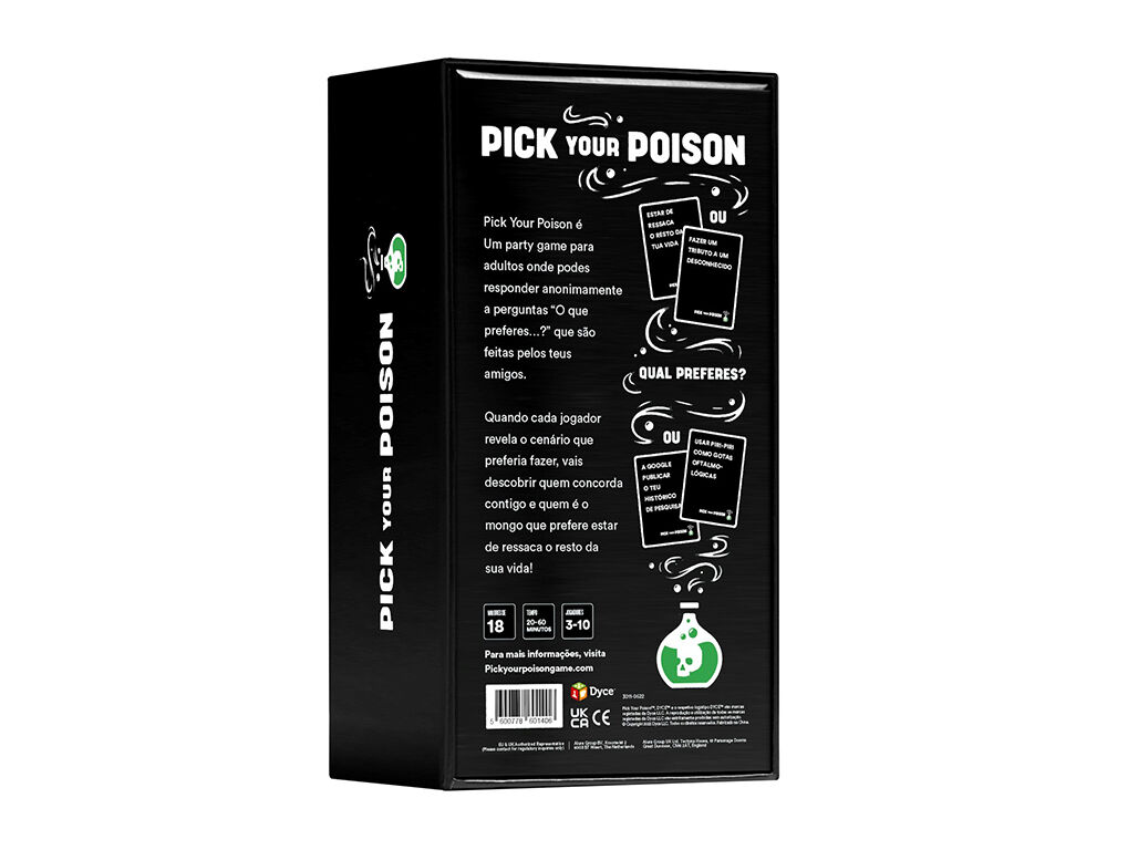JOGO PICK YOUR POISON CREATIVE TOYS EDI&Ccedil;&Atilde;O ADULTO image number 1