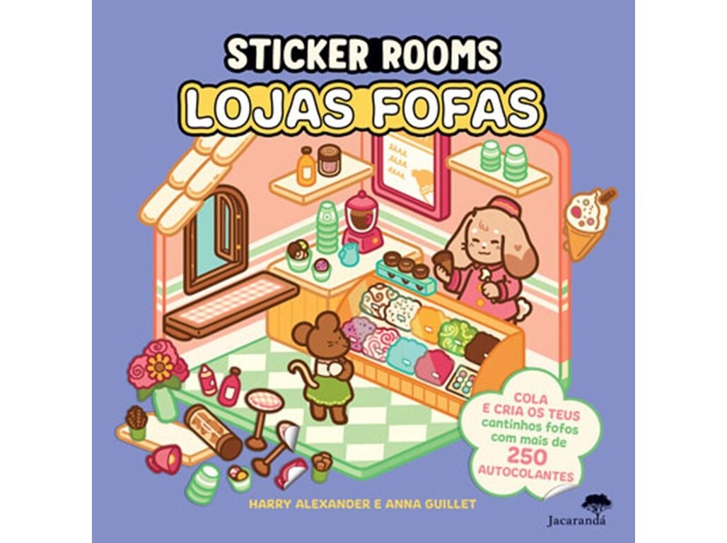 LIVRO LOJAS FOFAS - STICKER ROOMS image number 1