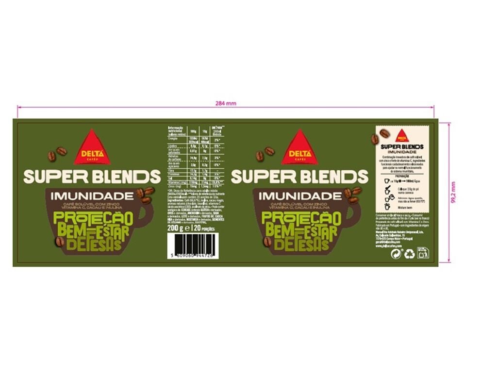 SOL&Uacute;VEL DELTA SUPER BLEND IMUNIDADE 200G image number 1