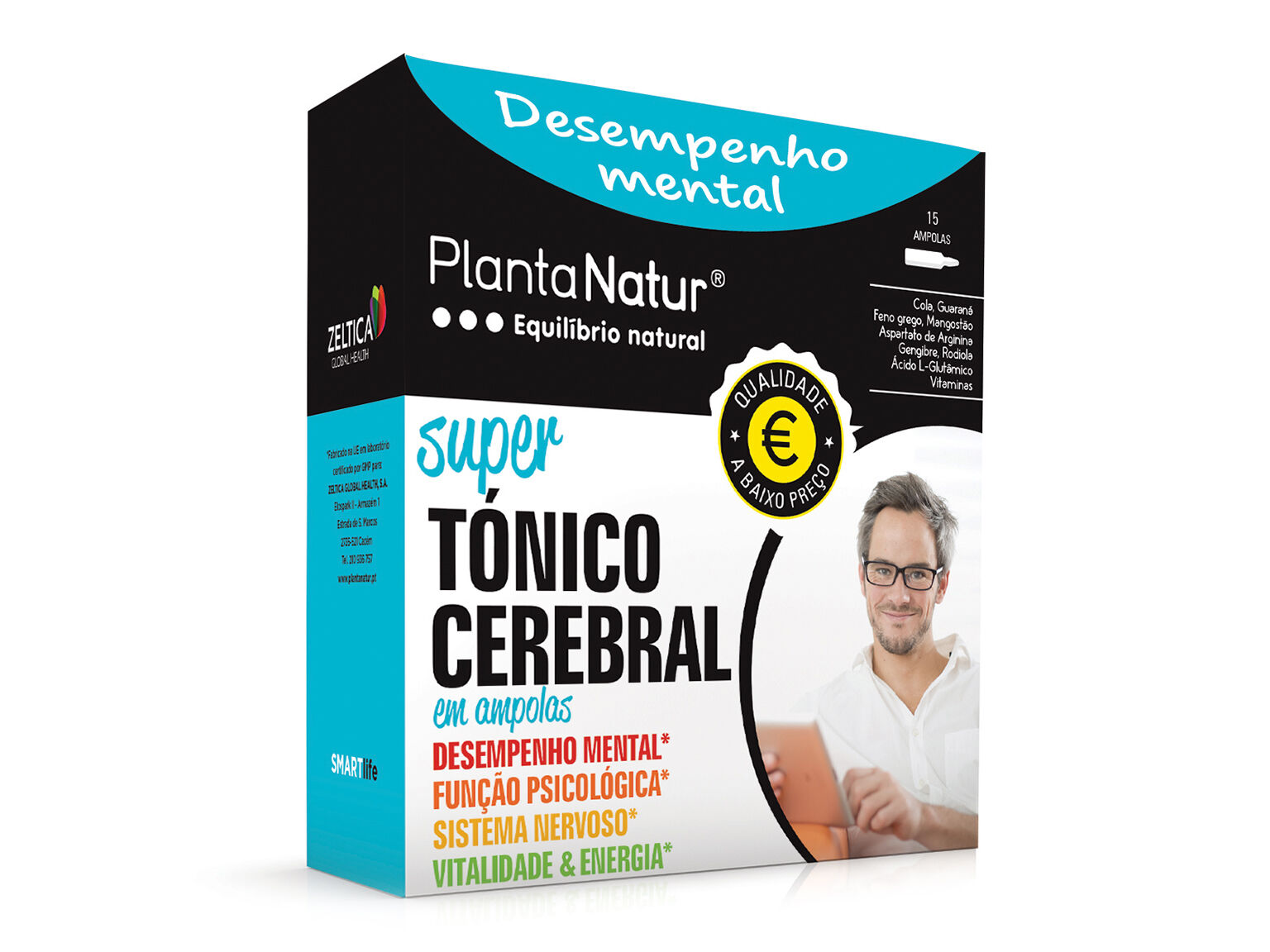 SUPLEMENTO PLANTANATUR SUPER T&Oacute;NICO CEREBRAL 15 AMP