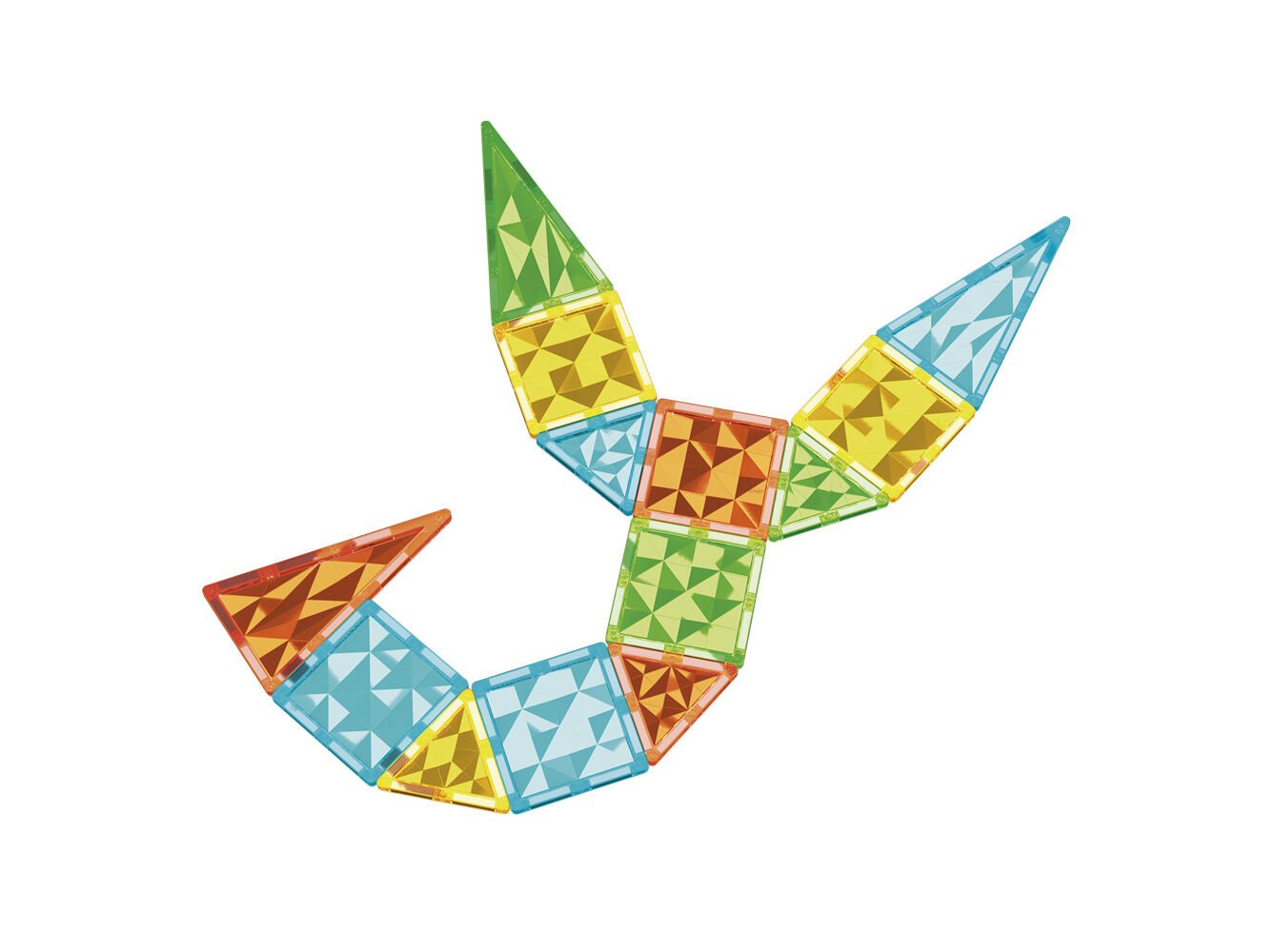 MAGNETIC TILES GEMS GEOMAG 16 PE&Ccedil;AS image number 2