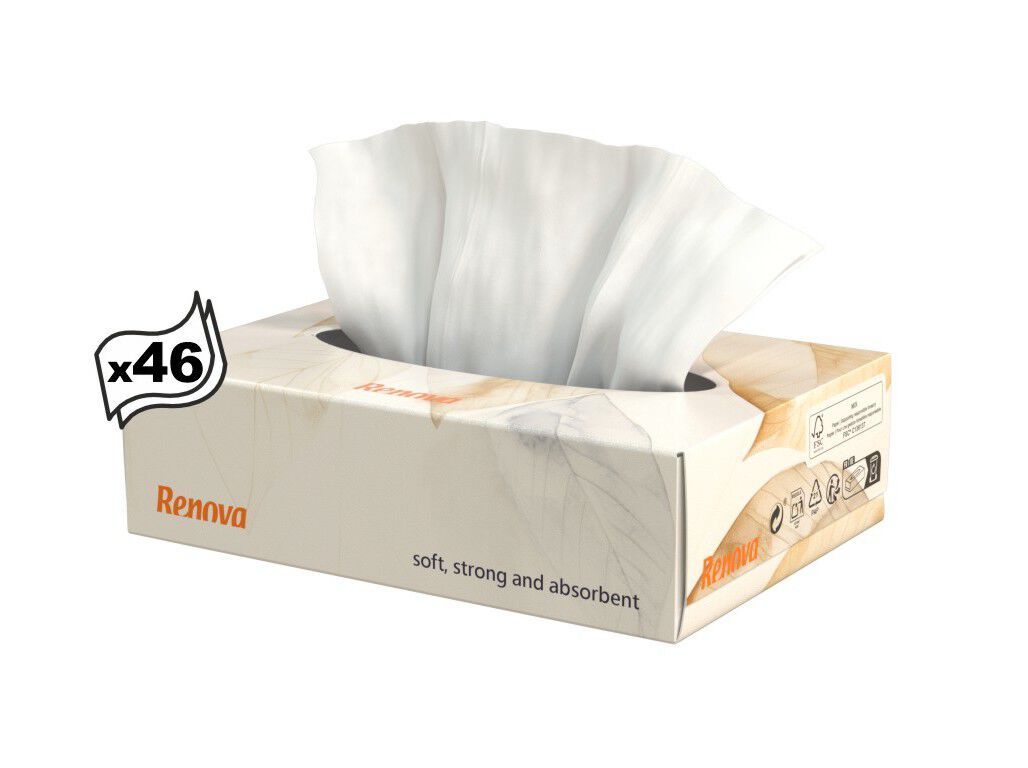 LEN&Ccedil;OS RENOVA FACIAIS MINI ACTIVE BRANCO image number 3