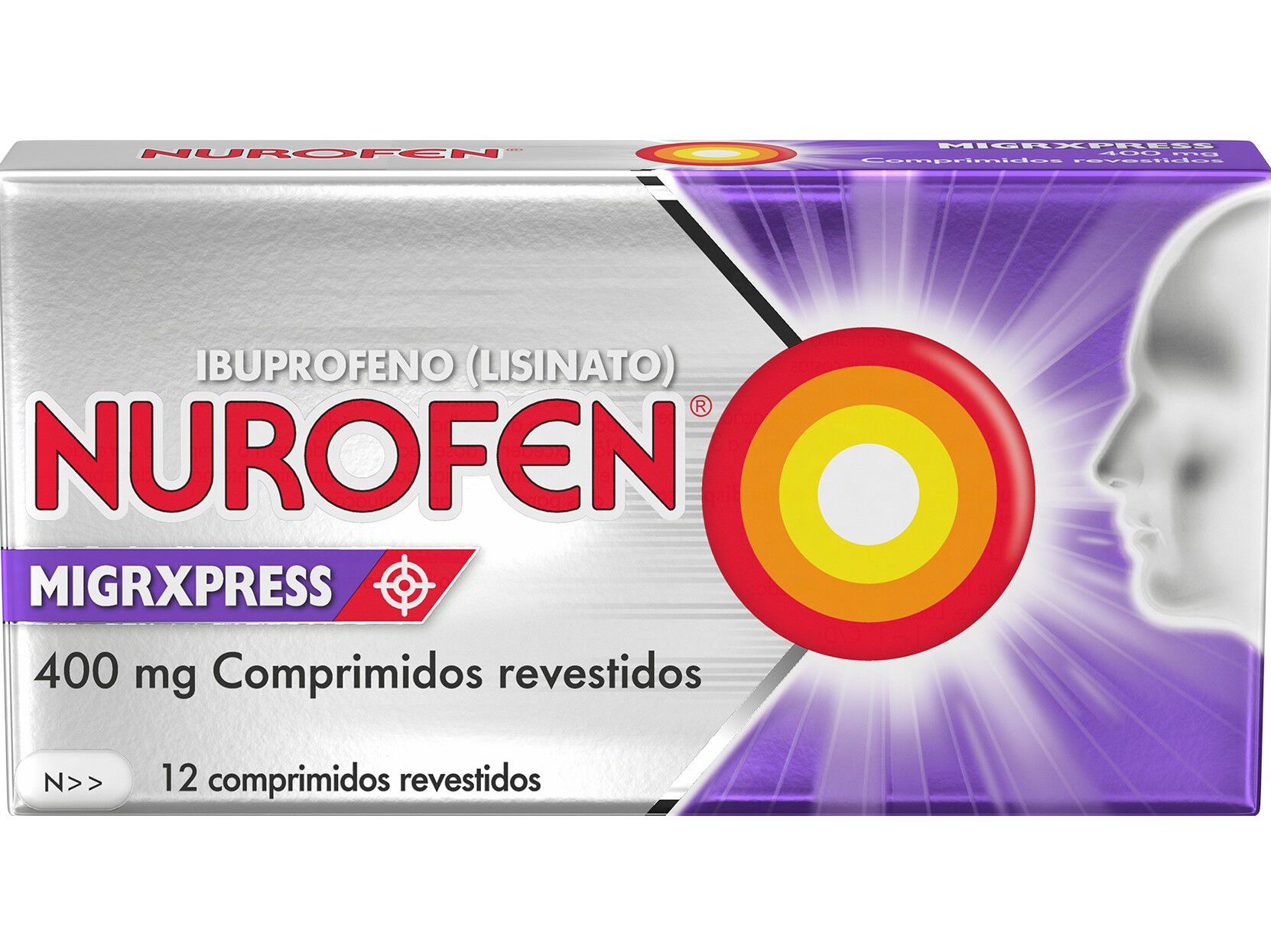 COMPRIMIDOS NUROFEN MIGRXPRESS 400MG 12COMP image number 0