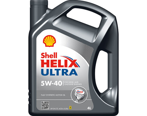 LUBRIFICANTE HELIX ULTRA SHELL 5W40 SN/CF A3/B4 5L image number 0
