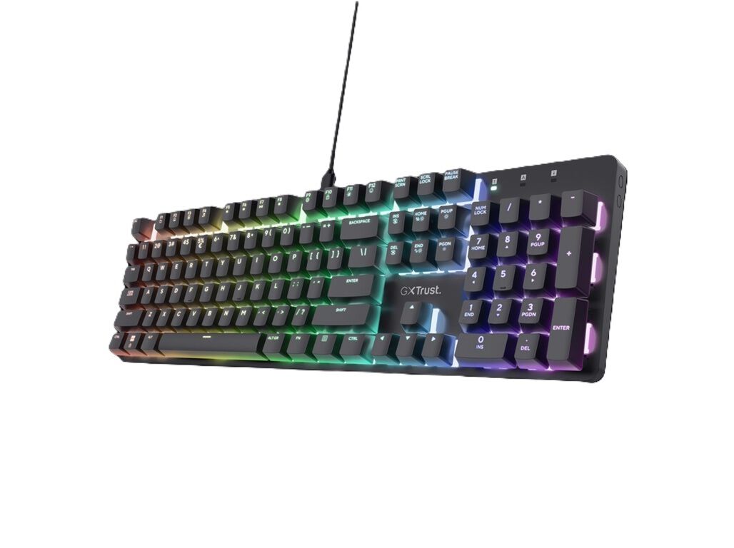 TECLADO GAMING TRUST 25686 GXT871 ZORA image number 1