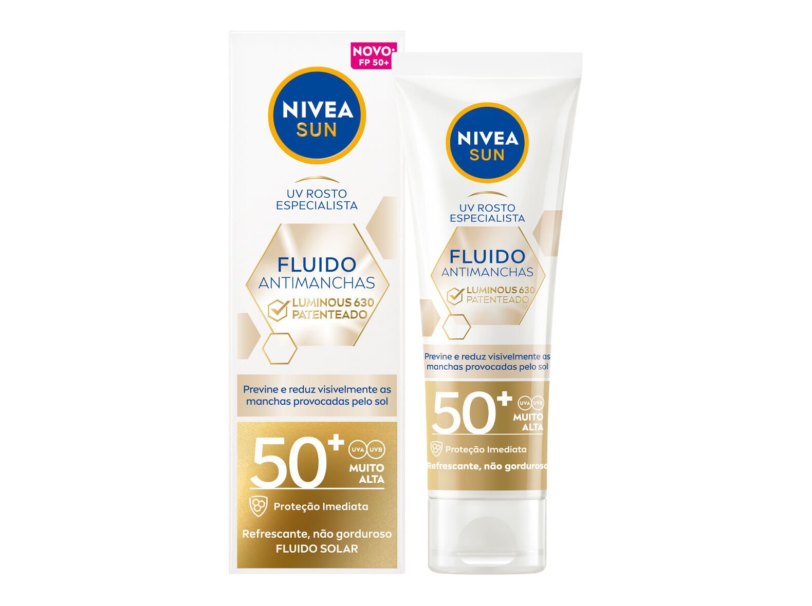 CREME ROSTO LUMINOUS NIVEA SUN SPOT CONTROL FP50+ 40ML