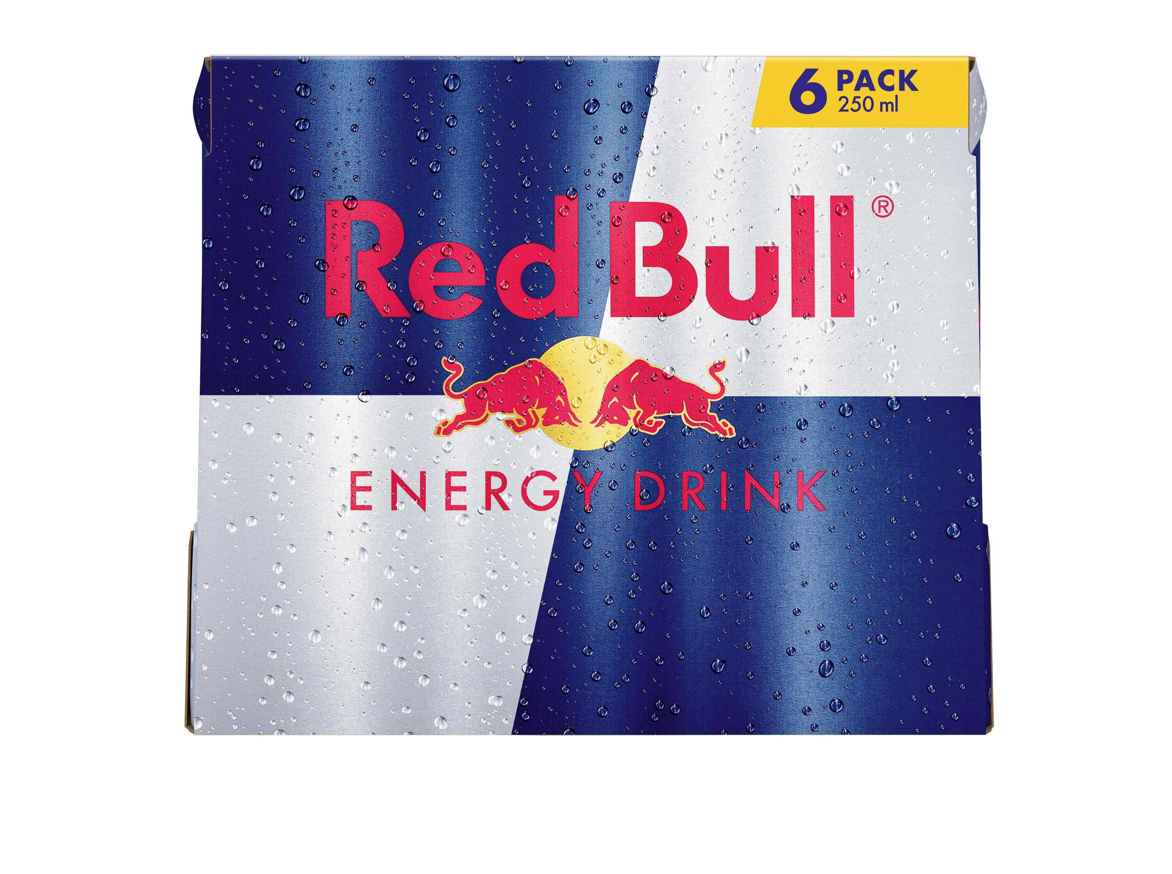 BEBIDA ENERGETICA RED BULL ORIGINAL LATA 6X0.25L (SDR) image number 0