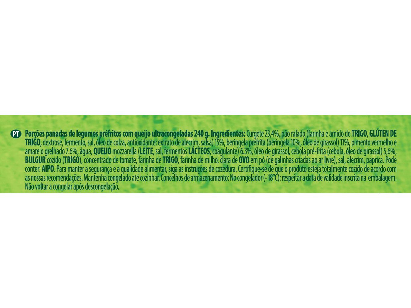 MINI VEGGIE CROUSTIS BONDUELLE ITALIAN 240GR image number 1