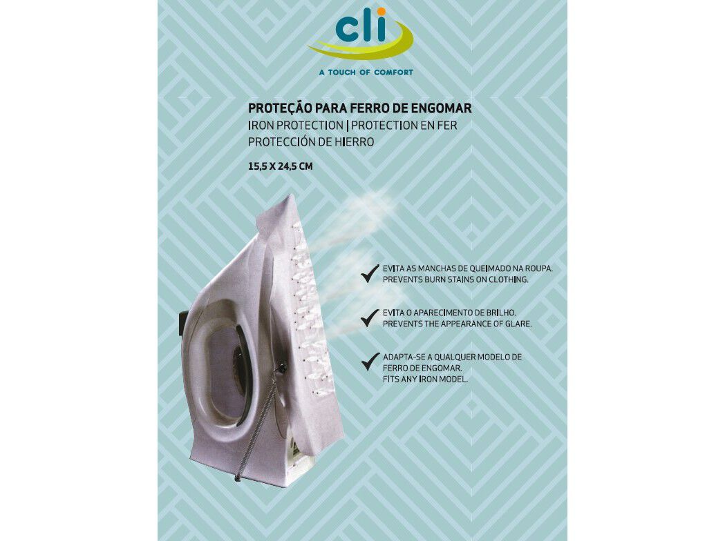 PROTETOR PARA FERRO ENGOMAR CLI 15.5X24.5CM image number 1